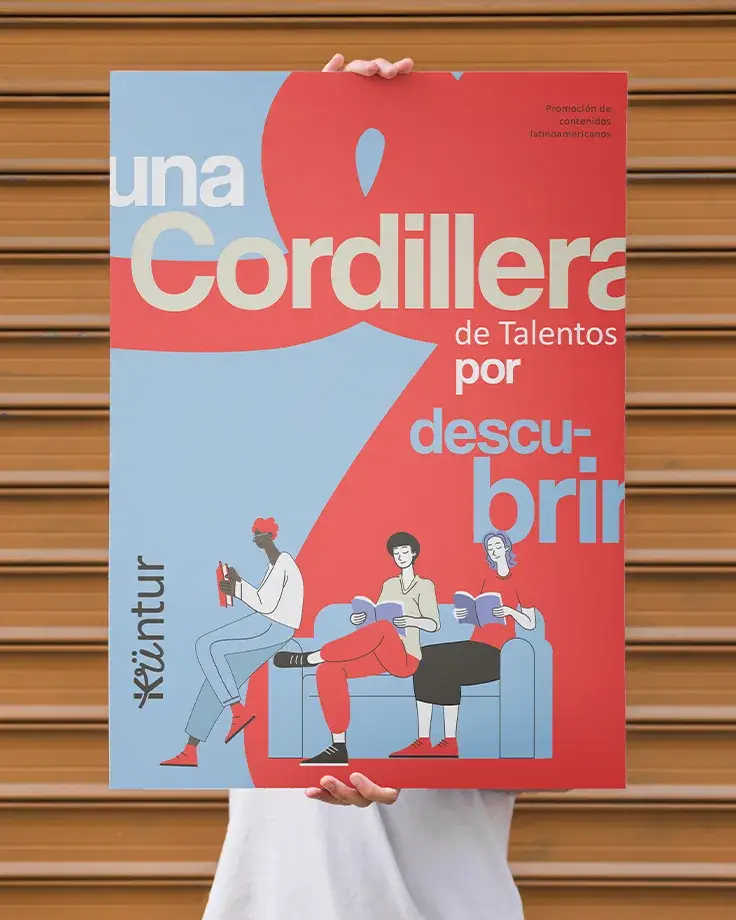 Diseño visual profesional en póster por Kuntur Agency.
