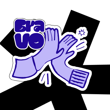 Representación gráfica de "Nosotros somos Bravo Studio".